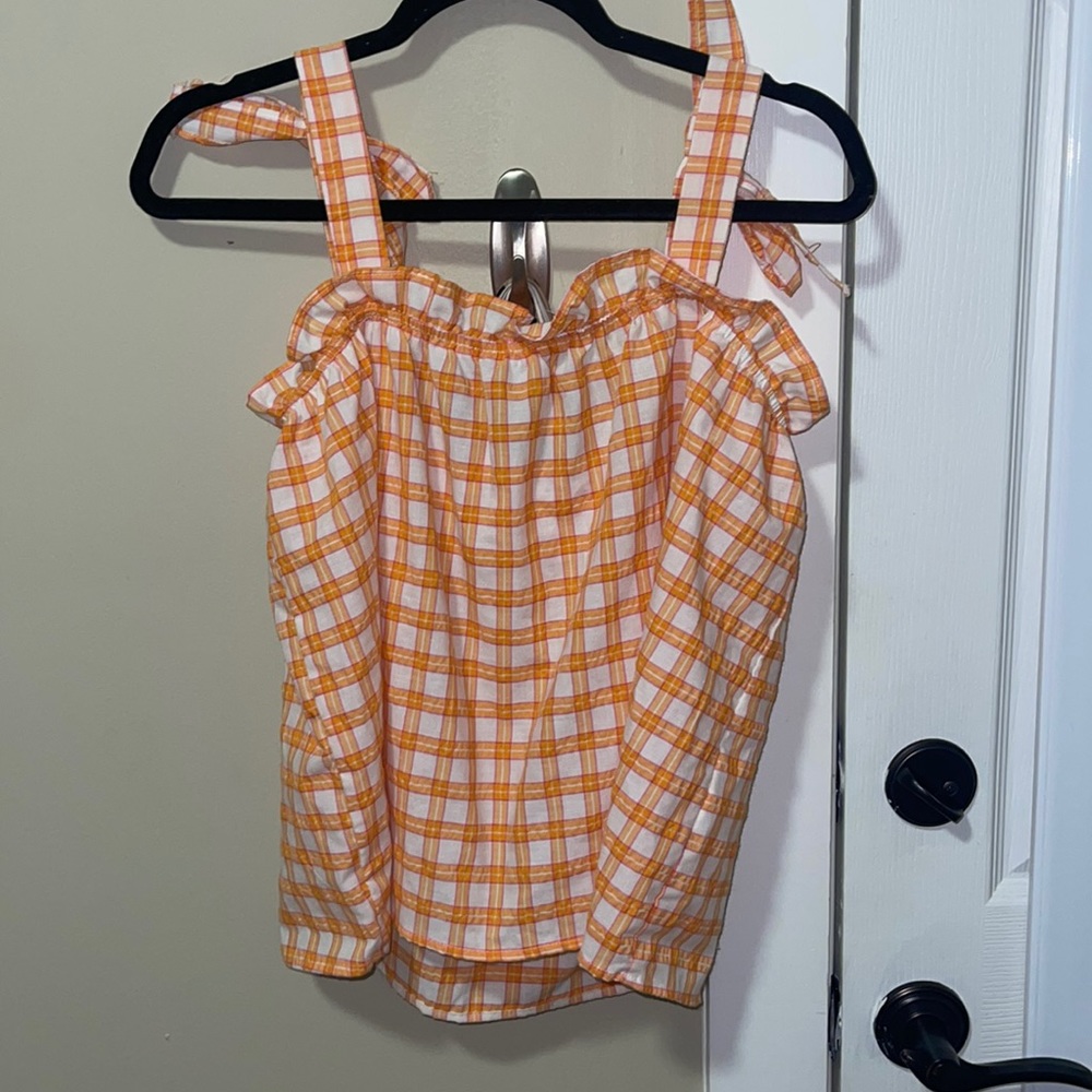 Gingham Tank Top